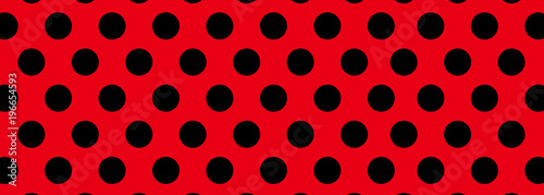 Red and Black Dot Background