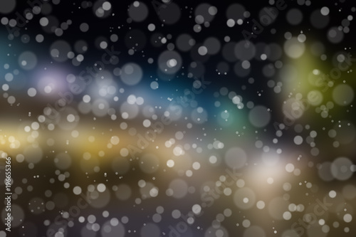 Blurred City night bokeh background