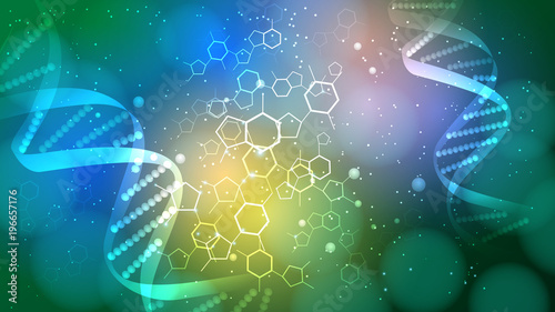 DNA vector medical background