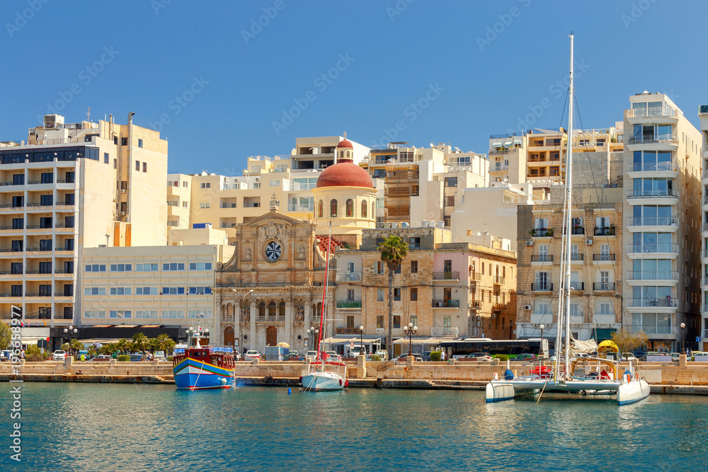 Malta. The Church of Jesus of Nazareth.