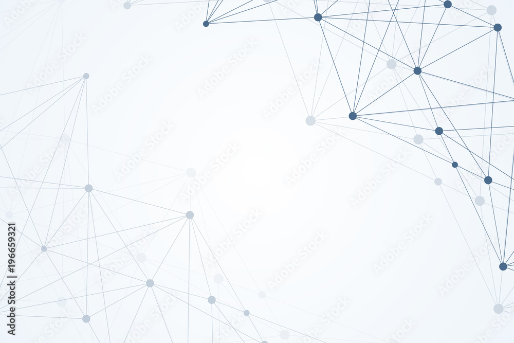 Geometric abstract background with connected line and dots. Structure molecule and communication. Scientific concept for your design. Medical, technology, science background. illustration. Geometric abstract background with connected line and dots. Structure molecule and communication. Scientific concept for your design. Medical, technology, science background. illustration.