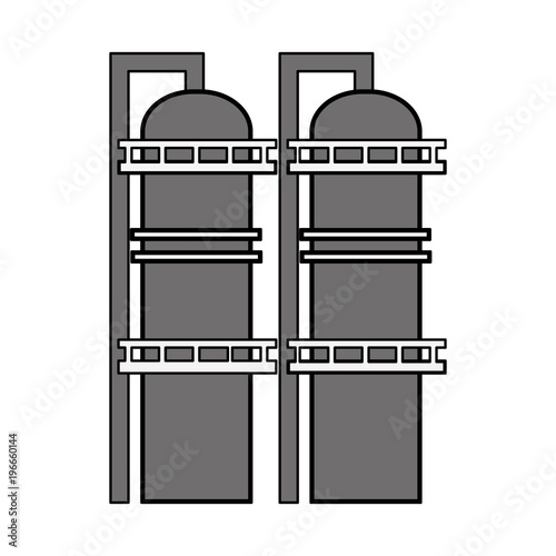 Natural gas factory vector illustration graphic design