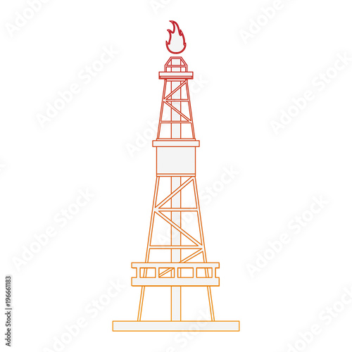 Natural gas pump vector illustration graphic design