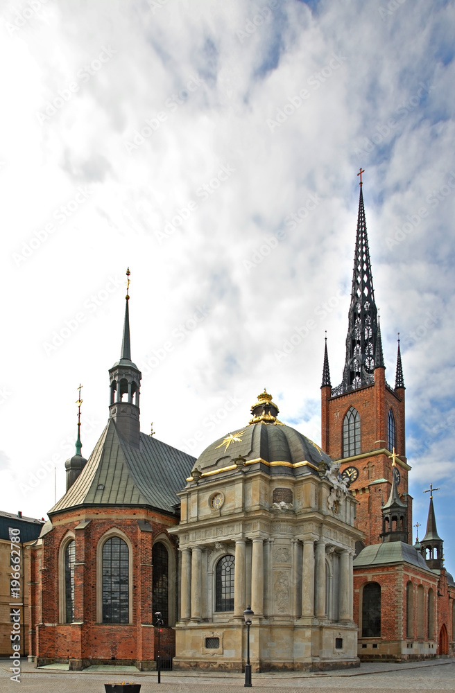 Riddarholm Church in Stockholm. Sweden