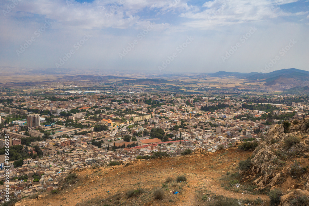 Tlemcen - June 01, 2017: Panorama of the city of Tlemcen, Algeria