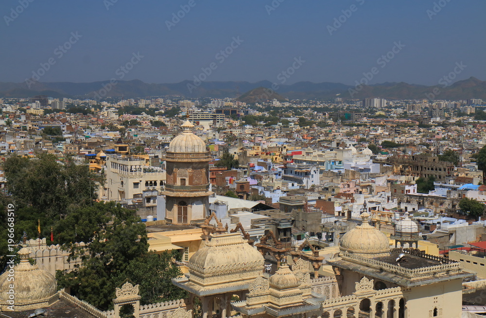 Udaipur cityscape India