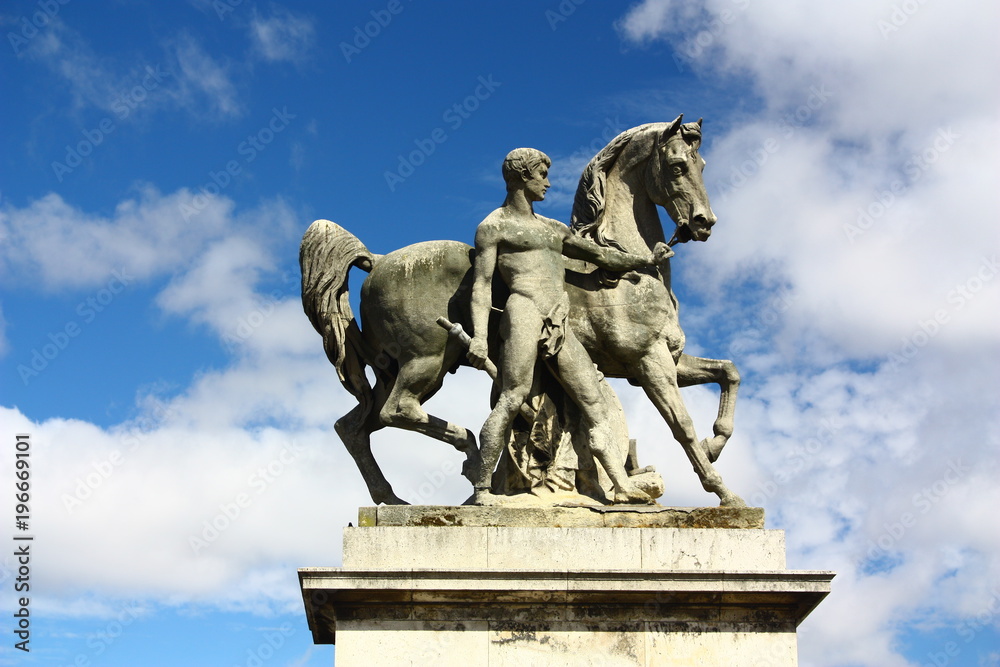 Reiterstatue Pont D´Iena Paris Reiterstatue Pont D´Iena Paris