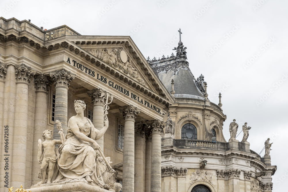 Exterior of the Chapel at Versailles Paris