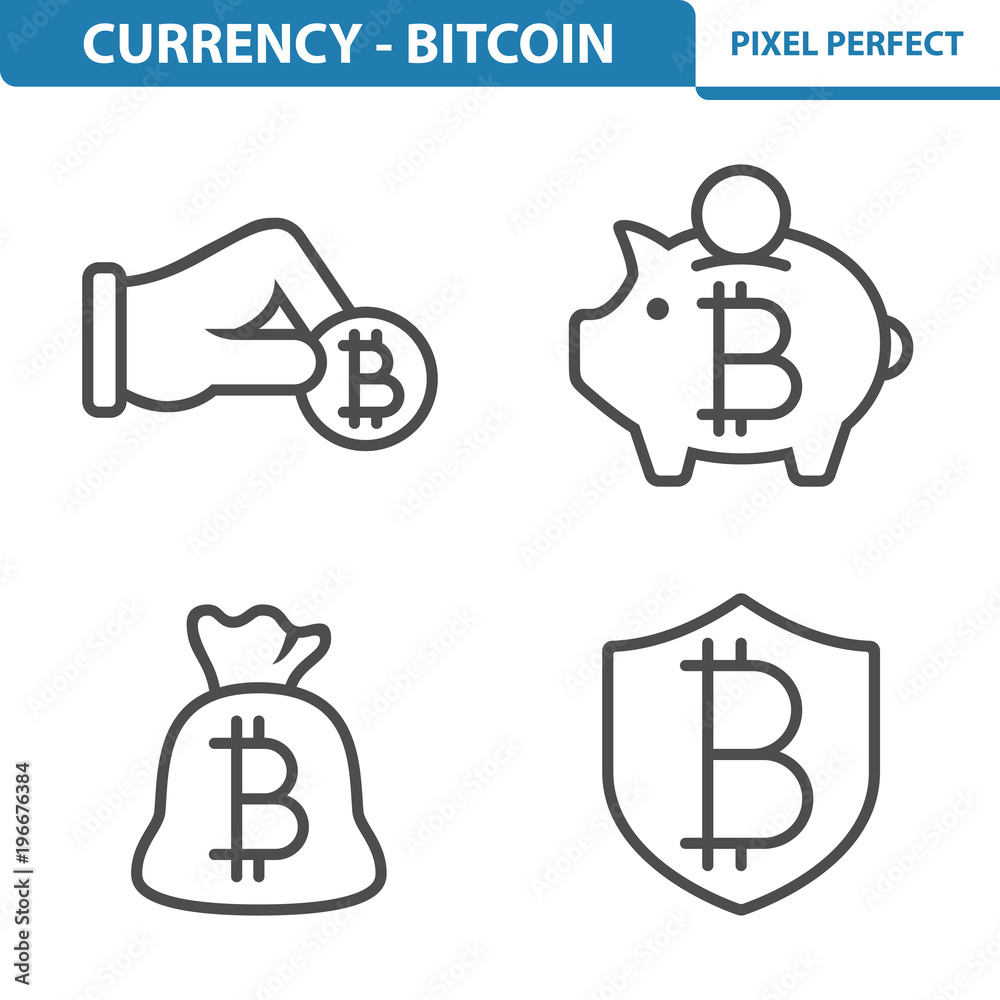 Bitcoin Icons. Professional, pixel perfect icons depicting various Bitcoin concepts. EPS 8 format. Bitcoin Icons. Professional, pixel perfect icons depicting various Bitcoin concepts. EPS 8 format.
