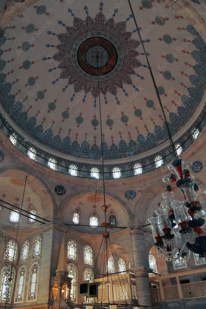 ISTANBUL, TURKEY - MARCH 24, 2012: The dome of the Eyupa mosque.