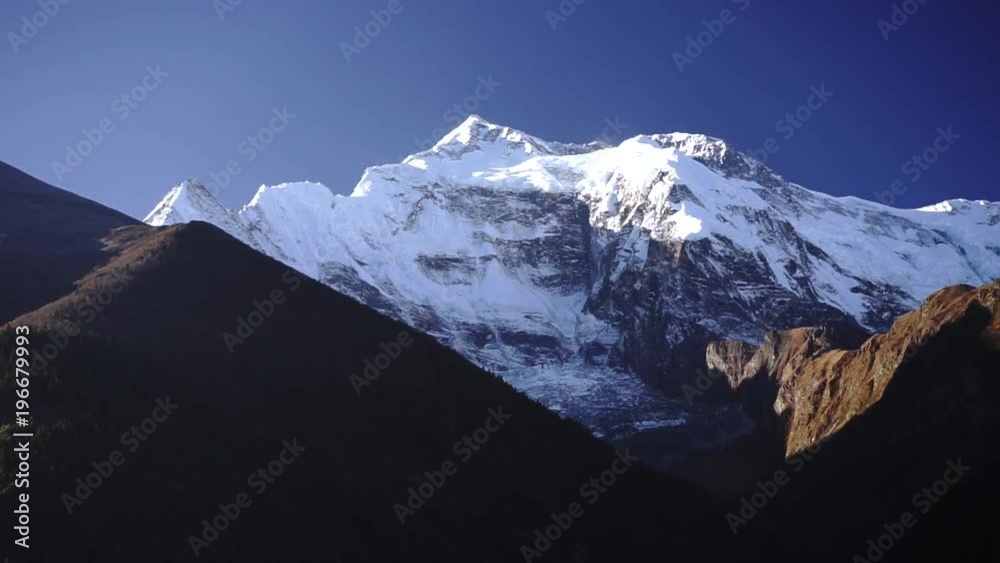 Annapurna Peak in the Himalaya range, Annapurna region, Nepal Annapurna Peak in the Himalaya range, Annapurna region, Nepal