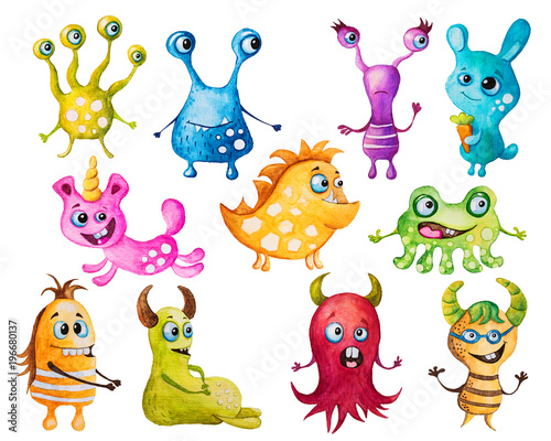 Colorful monsters