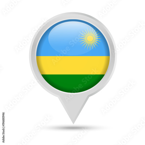 Rwanda Flag Round Pin Vector Icon Free Download Rwanda Flag Round Pin Vector Icon - GFXLoad