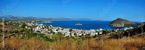 Greece-Panoramic view on the town Tolo © bikemp