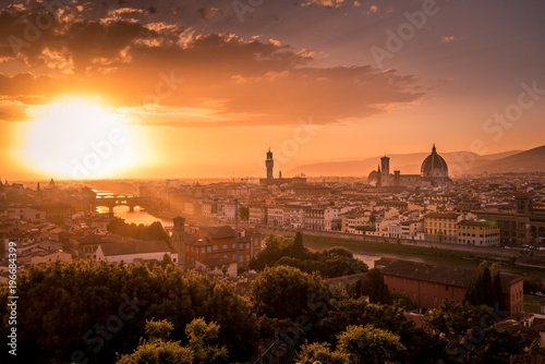 Showing the beauty of the City Florence in Italy - The Capital of Tuscany