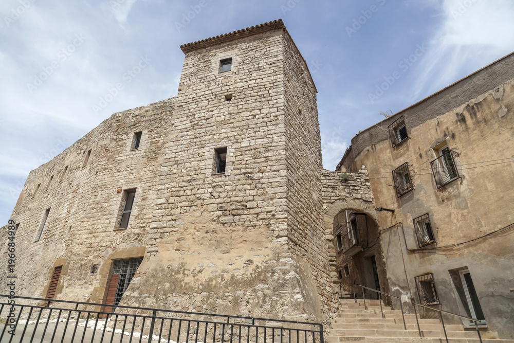 Street view in village of Calaf,Catalonia,Spain. Street view in village of Calaf,Catalonia,Spain.