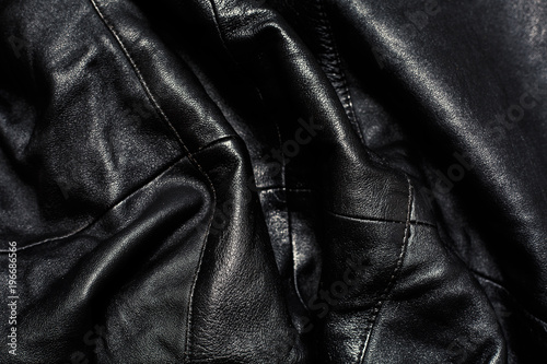 surface and shadow on the old leather