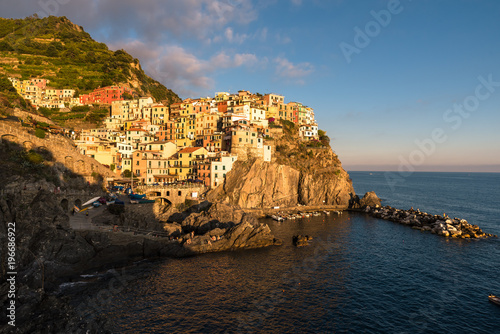 Manarola in Cinque Terre is a Park in Italy, located on the West Coast of Italy. There are 3 major Towns in the Park, Manarola, Vernazza and Rio Maggiore