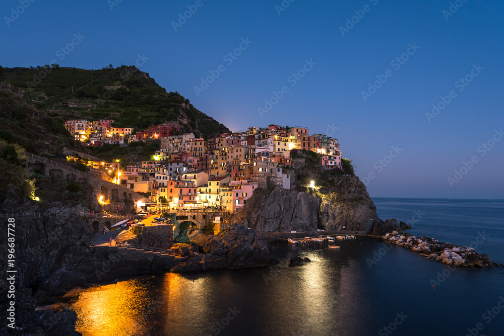 Manarola in Cinque Terre is a Park in Italy, located on the West Coast of Italy. There are 3 major Towns in the Park, Manarola, Vernazza and Rio Maggiore