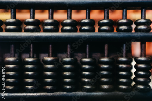 Chinese wooden abacus