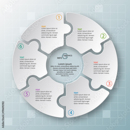Abstract 3D Paper Infographics