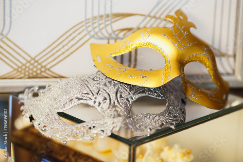 Traditional carnival venetian mask