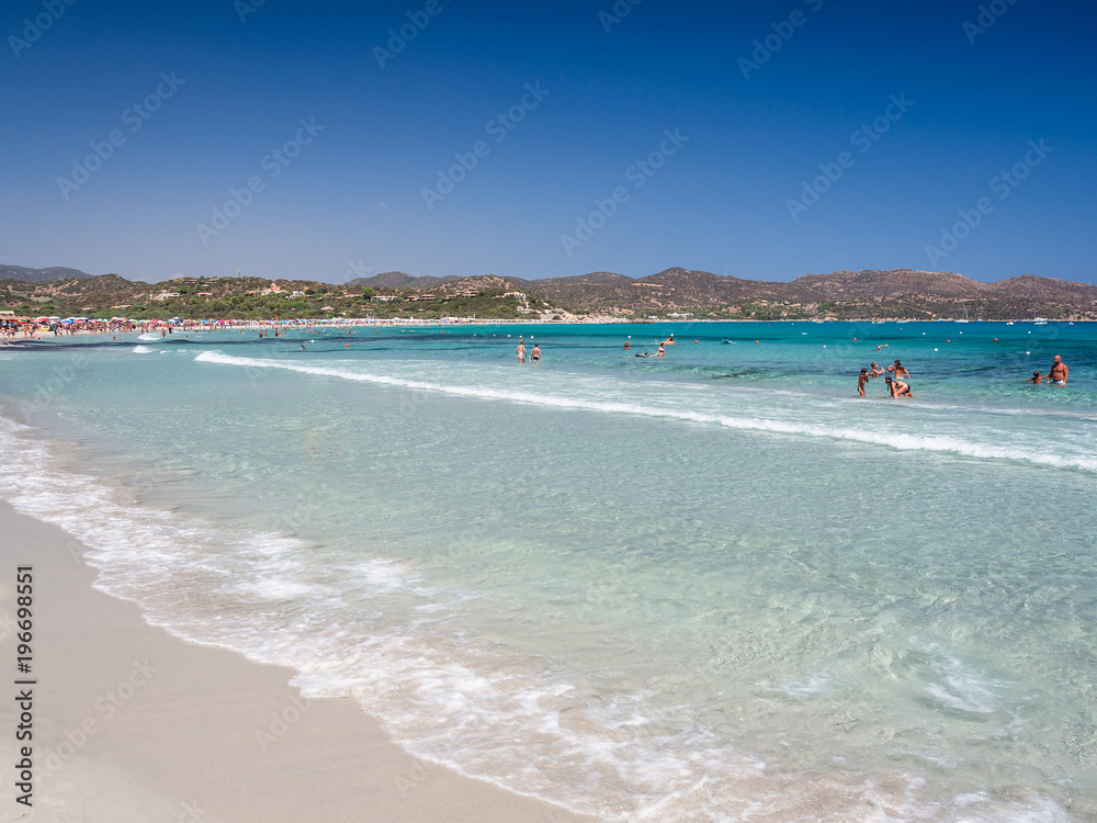 One of the marvelous and uncontaminated beaches of the island of Sardinia.