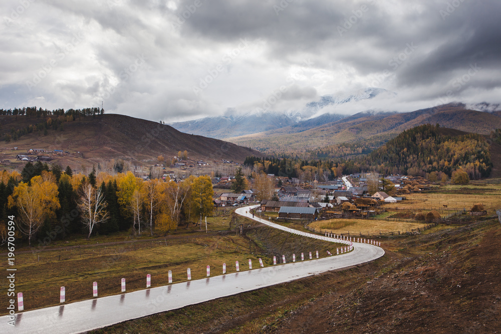 Baihaba village, XInjiang
