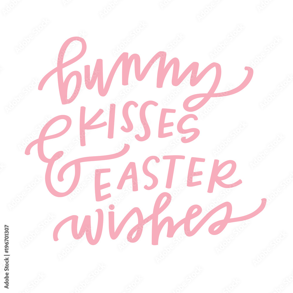 Bunny kisses & Easter wishes