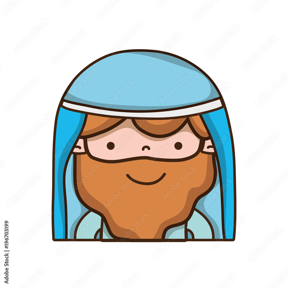 religious jesus christ with hairstyle and beard Stock Vector Adobe Stock