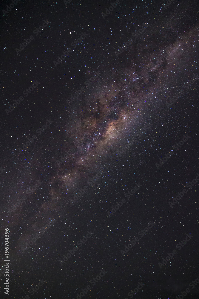 Fototapeta premium bliska droga mleczna na nocnym niebie