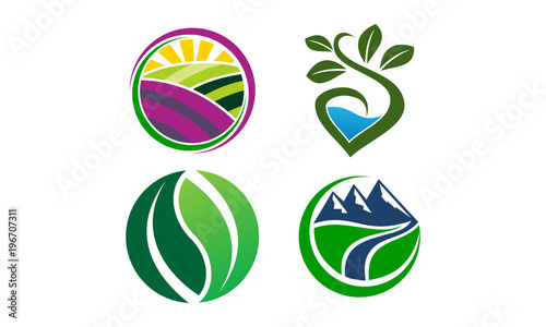 Leaf Template Vector Set