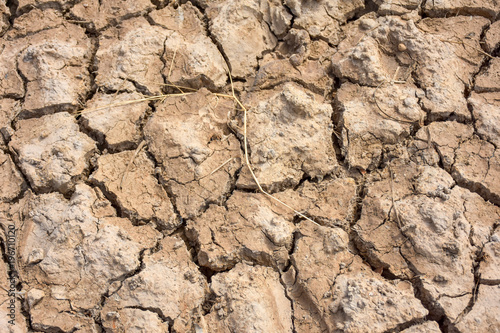 Broken ground image, drought.