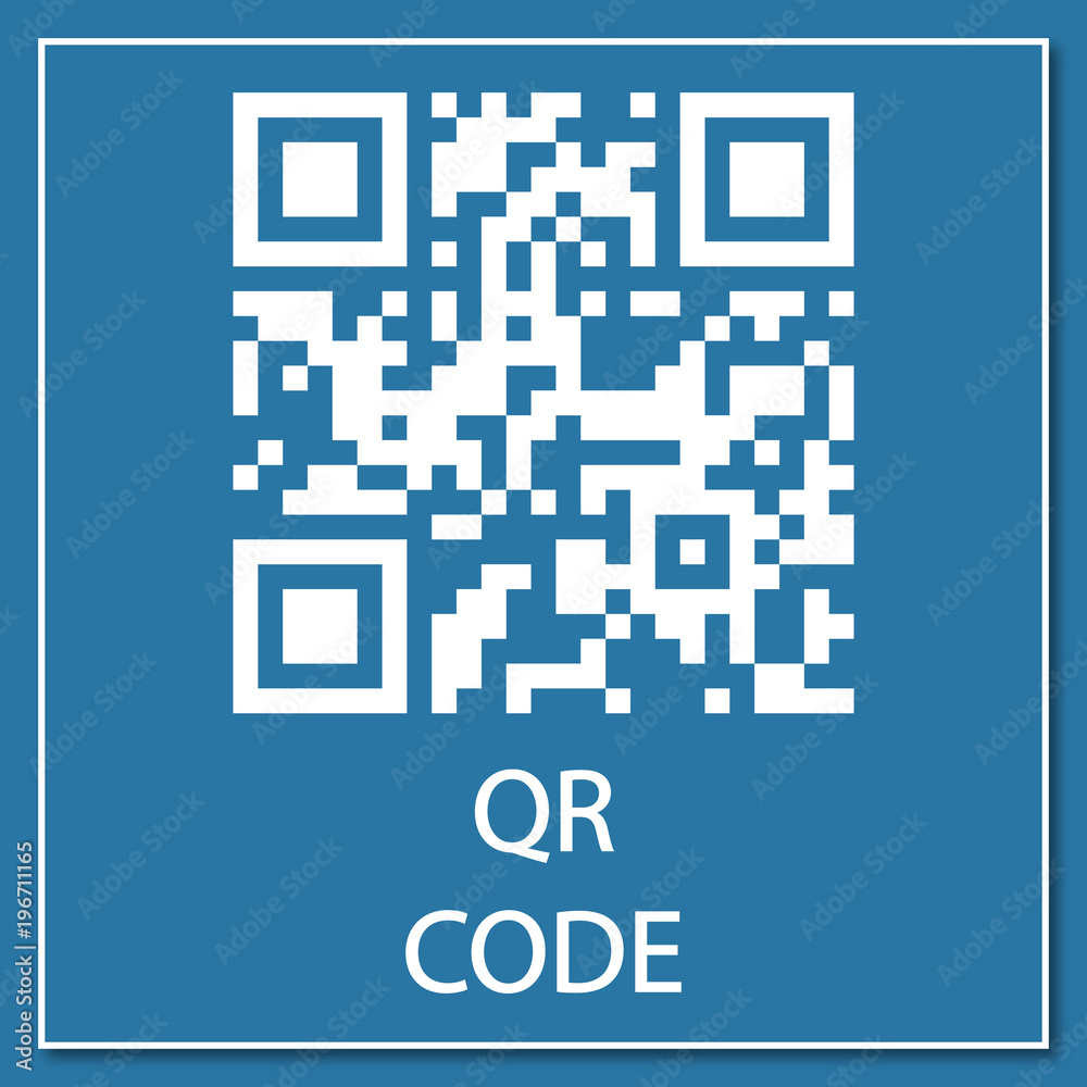 Logo QR code. Logo QR code.