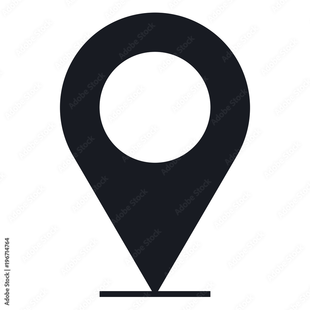 pin pointer location icon