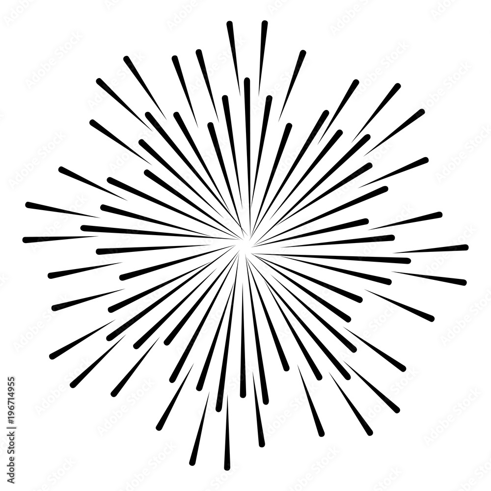 Obraz premium fireworks splash isolated icon