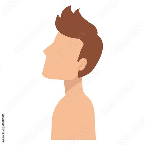 young man shirtless avatar character