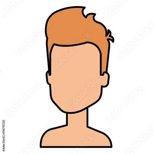 young man shirtless avatar character