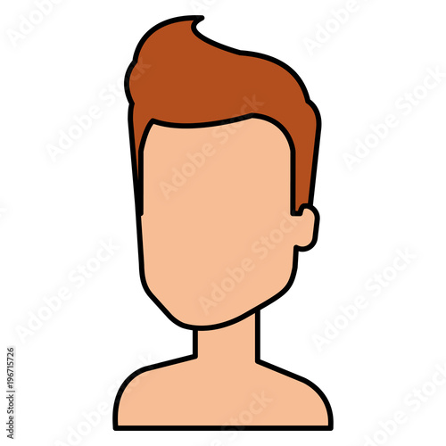 young man shirtless avatar character