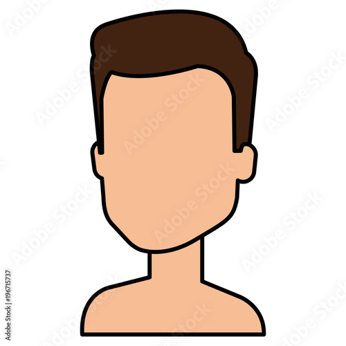 young man shirtless avatar character