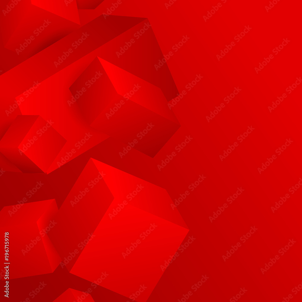 Vector Illustration of abstract 3d cubes.