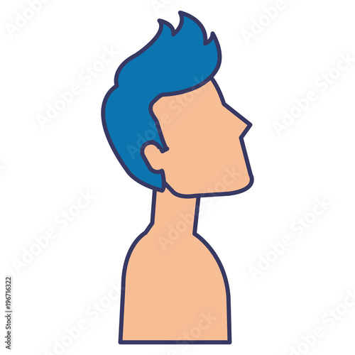 young man shirtless avatar character