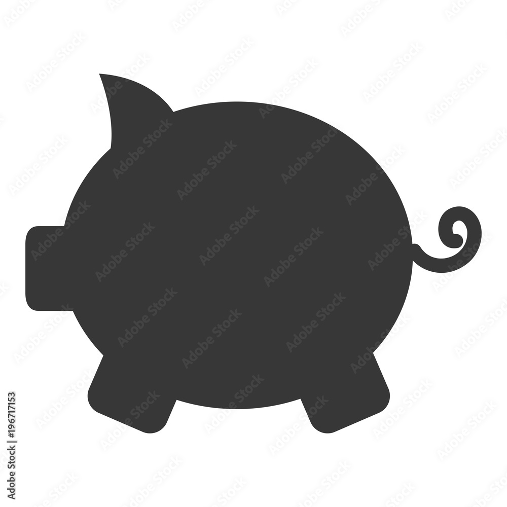 piggy savings isolated icon piggy savings isolated icon