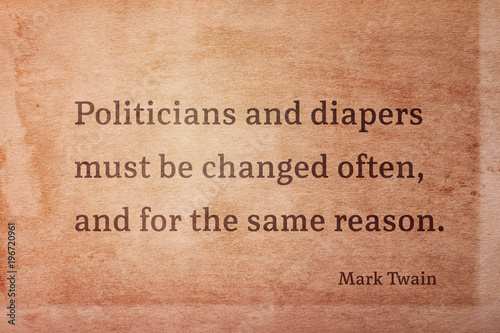 Fotografiet change politicians Twain