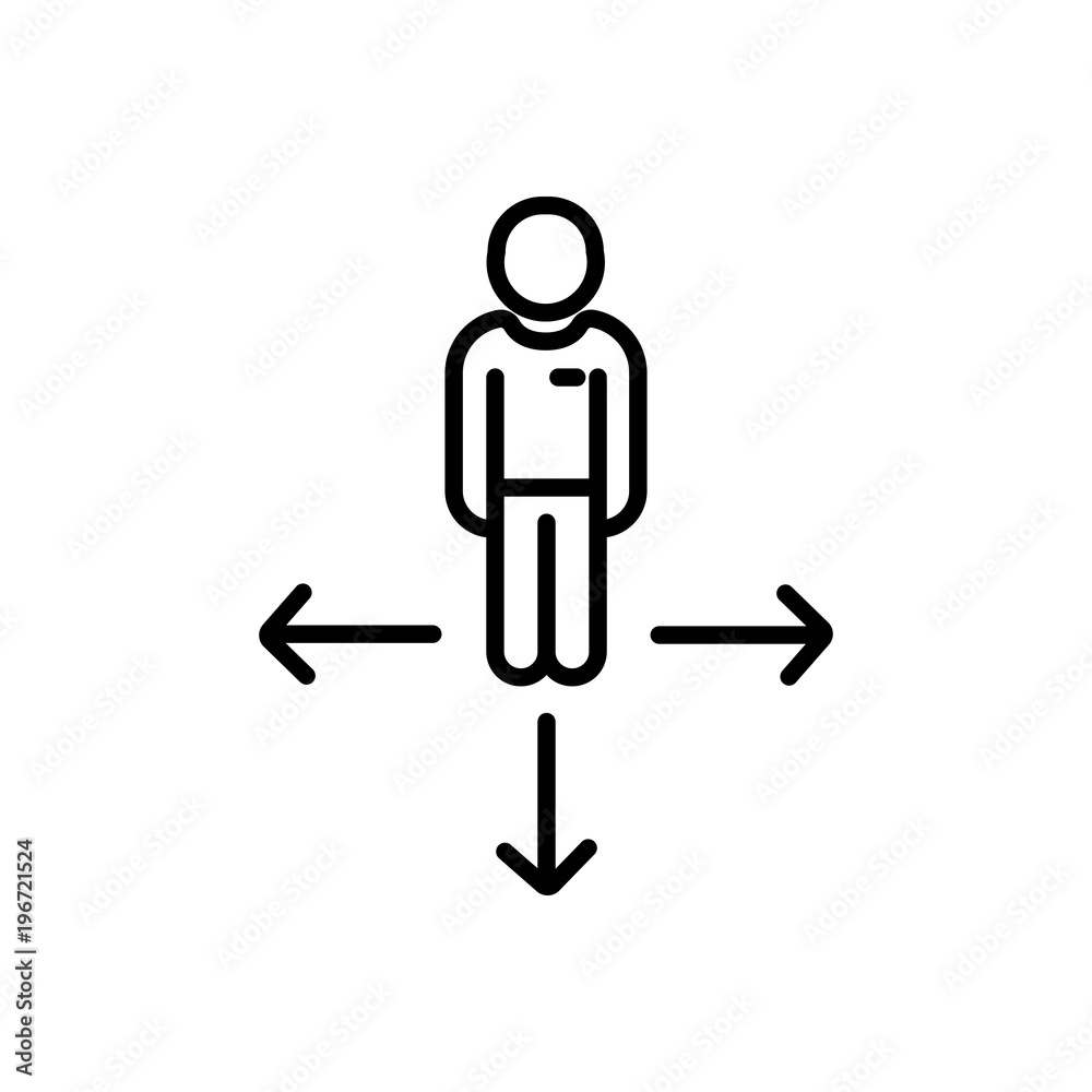 place character outlined vector icon. Outlined symbol of direction character. Simple, modern flat vector illustration for mobile app, website or desktop app place character outlined vector icon. Outlined symbol of direction character. Simple, modern flat vector illustration for mobile app, website or desktop app