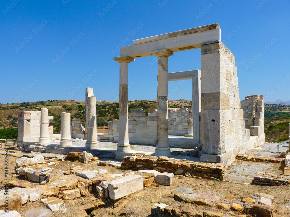 Demeter temple, Naxos island, Cyclades, Aegean, Greece