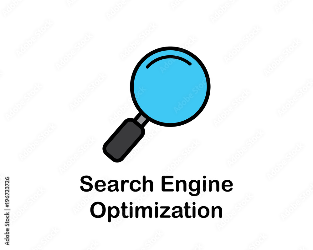 magnifier icon search engine optimization cartoon design illustration.cartoon design style, designed for web and app magnifier icon search engine optimization cartoon design illustration.cartoon design style, designed for web and app