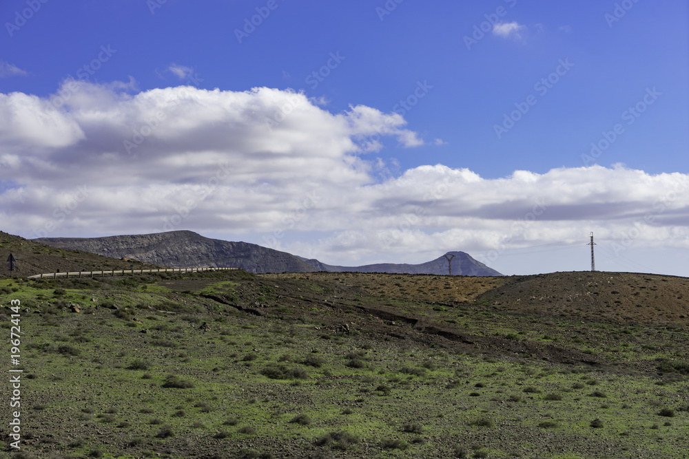 Beautiful rocks landscape in Canaries islands