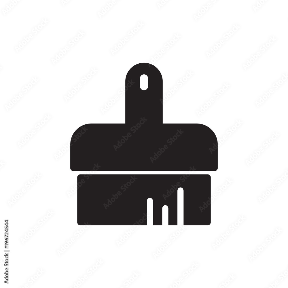 paint brush filled vector icon. Modern simple isolated sign. Pixel perfect vector illustration for logo, website, mobile app and other designs paint brush filled vector icon. Modern simple isolated sign. Pixel perfect vector illustration for logo, website, mobile app and other designs