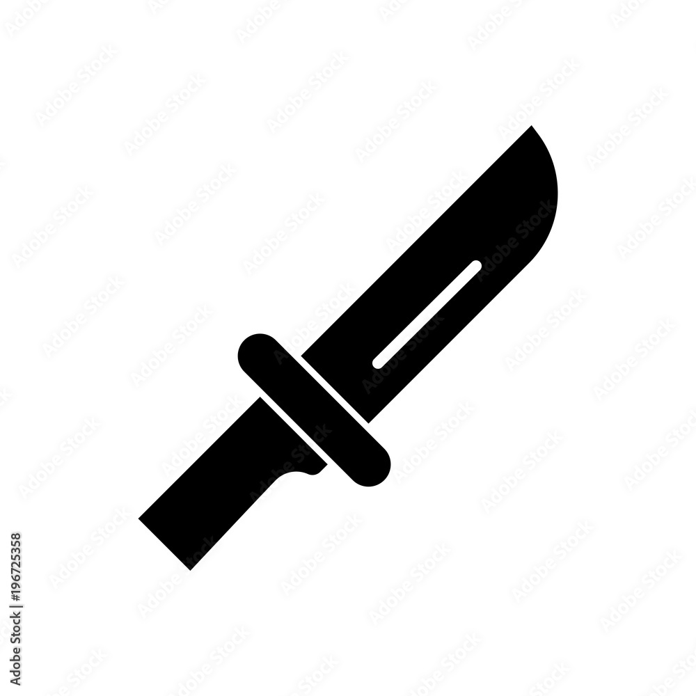 knife filled vector icon knife filled vector icon